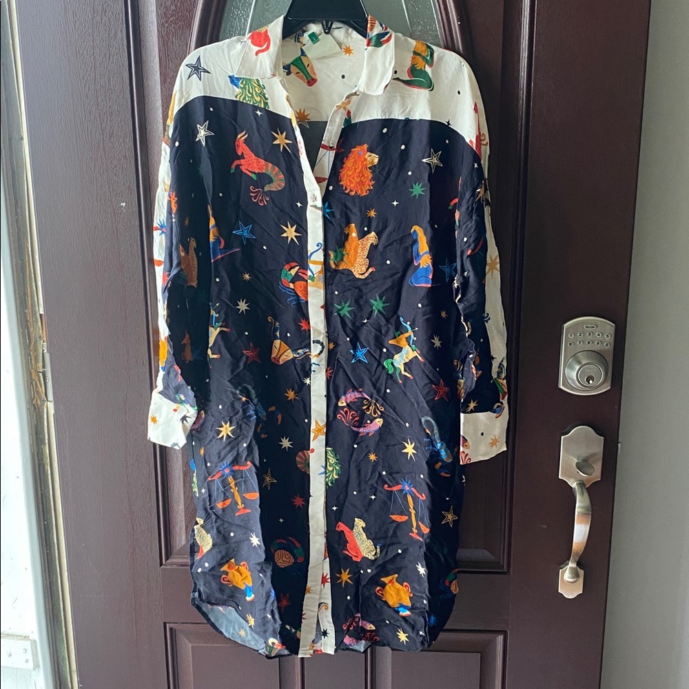 FARM Rio Zodiac Lenzing Ecovero Viscose Shirtdress - Picture 5 of 9